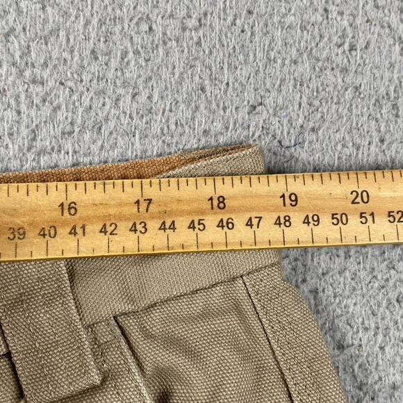 Duluth Trading Co Cargo Heavy Pants Men's 37x32 Tan Utility Workwear Rugged - Picture 8 of 10